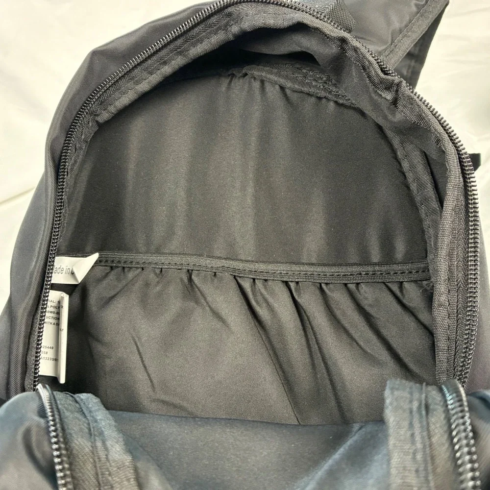 Eastsport Limited Black Nylon Backpack Minimalist Commuter School Bag 15in